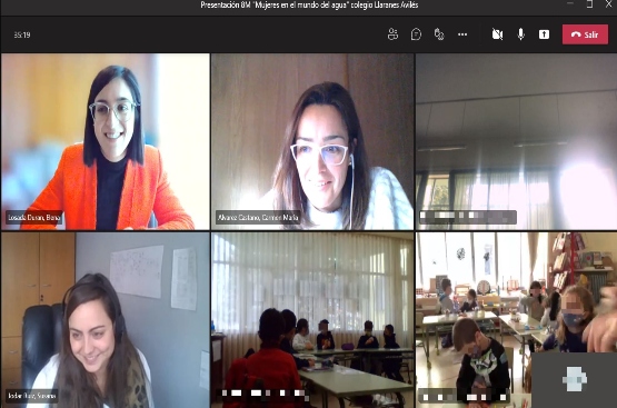 Ir a la noticia Conmemoramos el Día Internacional de la Mujer con una charla virtual en el colegio Llaranes para visibilizar la presencia de mujeres en puestos de responsabilidad