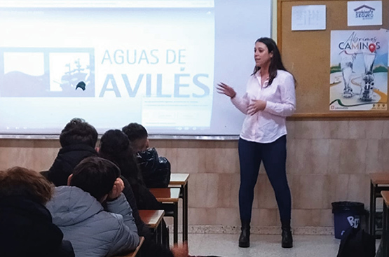 Ir a la noticia Aguas de Avilés participa en la 5ª edición del proyecto 'Ciencia y Tecnología en Femenino' que busca fomentar la vocación científica en las niñas