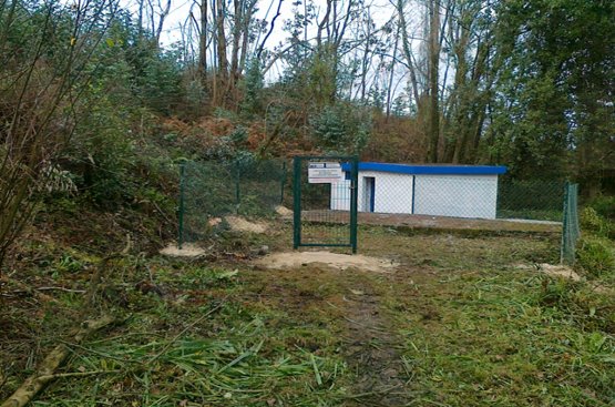 Toma de agua proveniente de los manantiales de La Fervencia