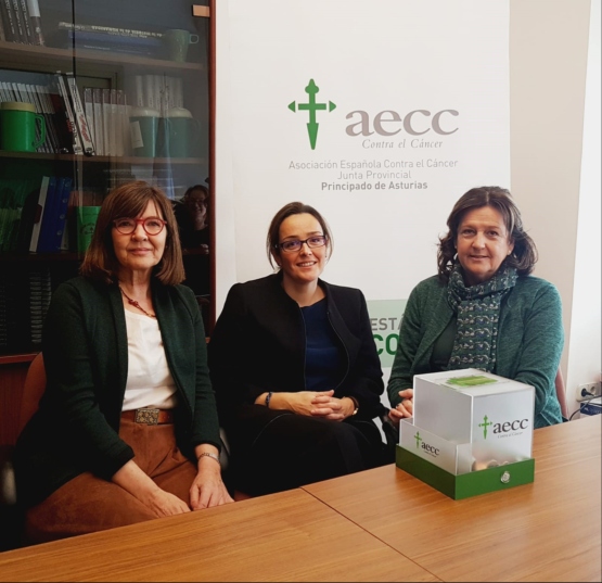 Ir a la noticia Aguas de Avilés colabora con la AECC contribuyendo a recaudar fondos para sus proyectos y difundiendo información sobre sus servicios y programas