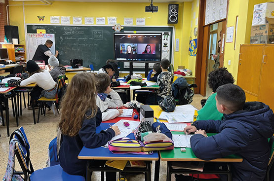 Ir a la noticia Escolares de Primaria celebran el Día Internacional de la Mujer y la Niña en la Ciencia conectando con la Antártida